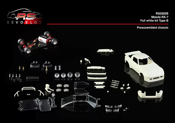 RS0282B Mazda RX-7 white kit